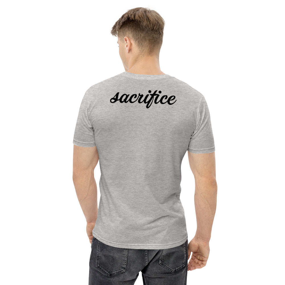 Sacrifice cursive black