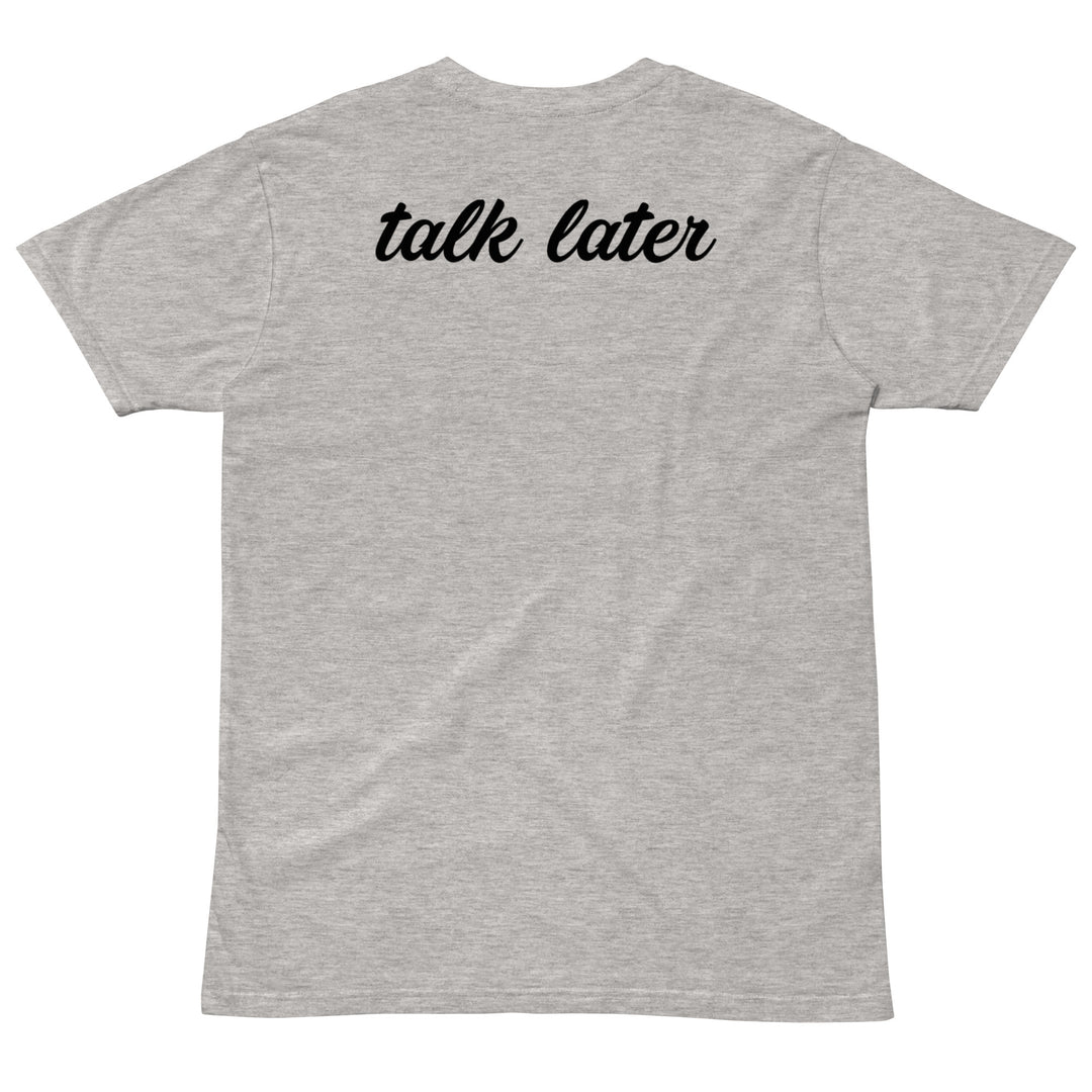 Talk Later Black Cursive