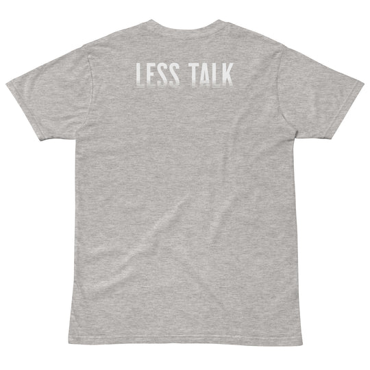 Less Talk Print White