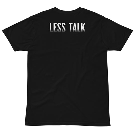 Less Talk Print White