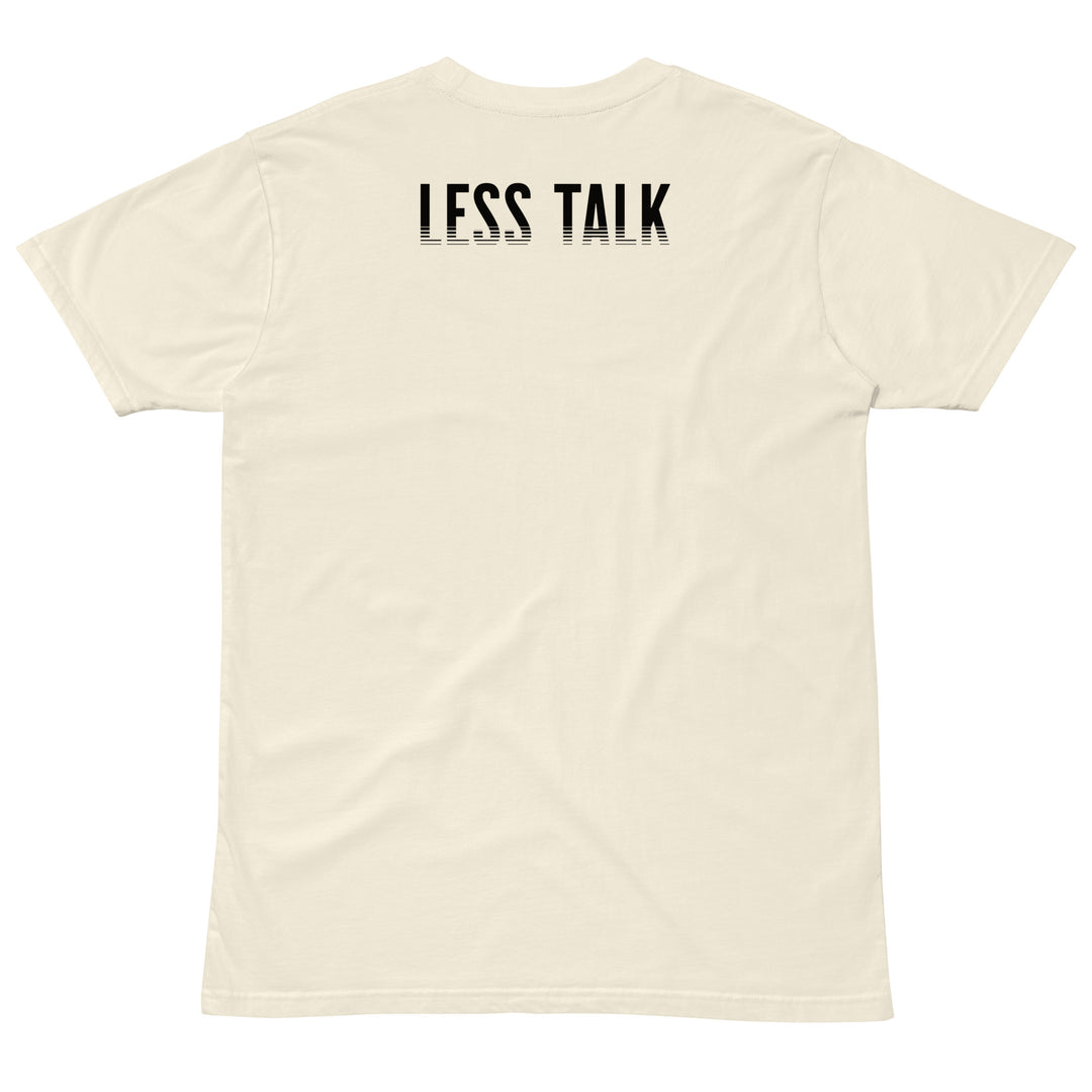 Less Talk Print Black