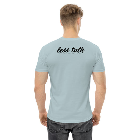 Less Talk (cursive black)