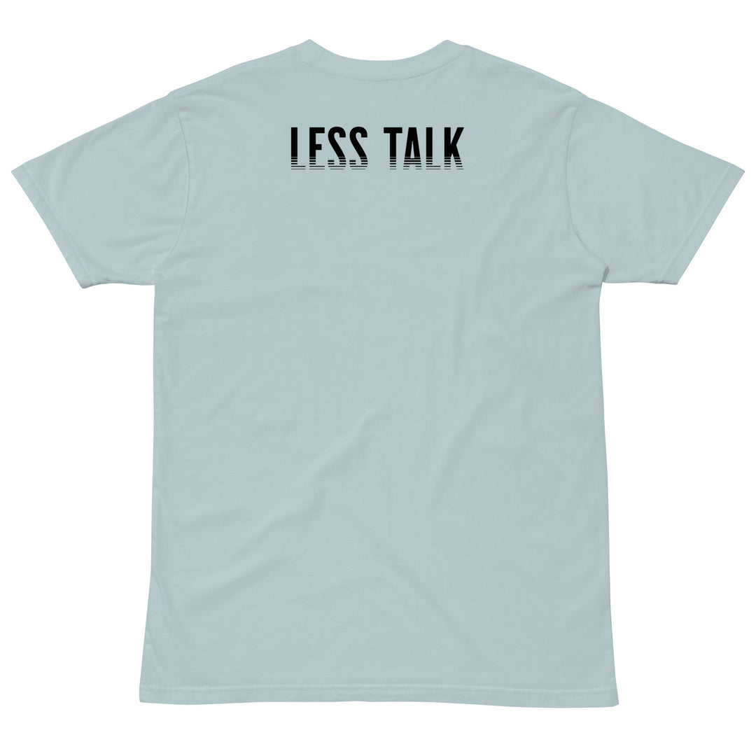 Less Talk Print Black