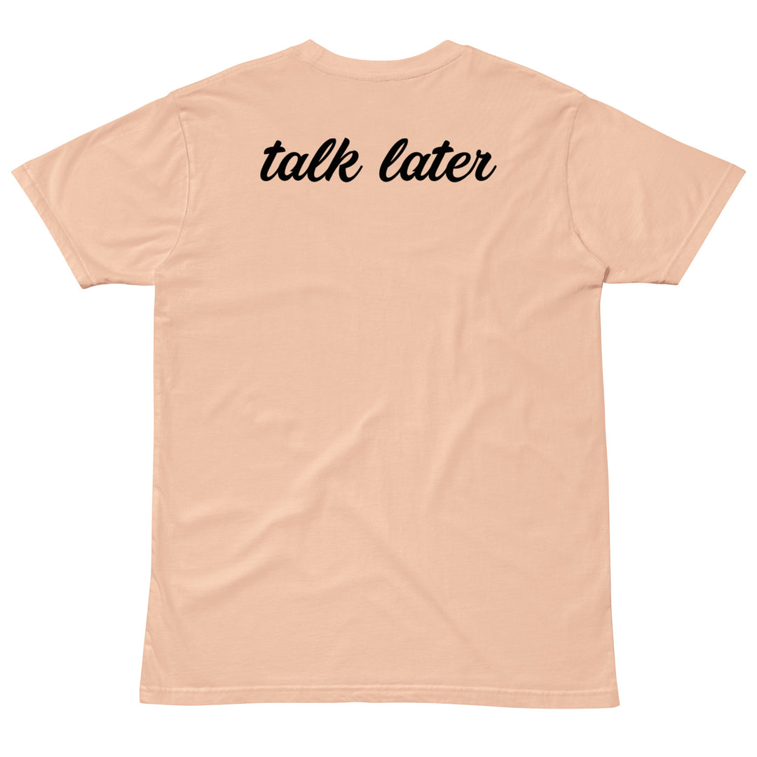 Talk Later Black Cursive