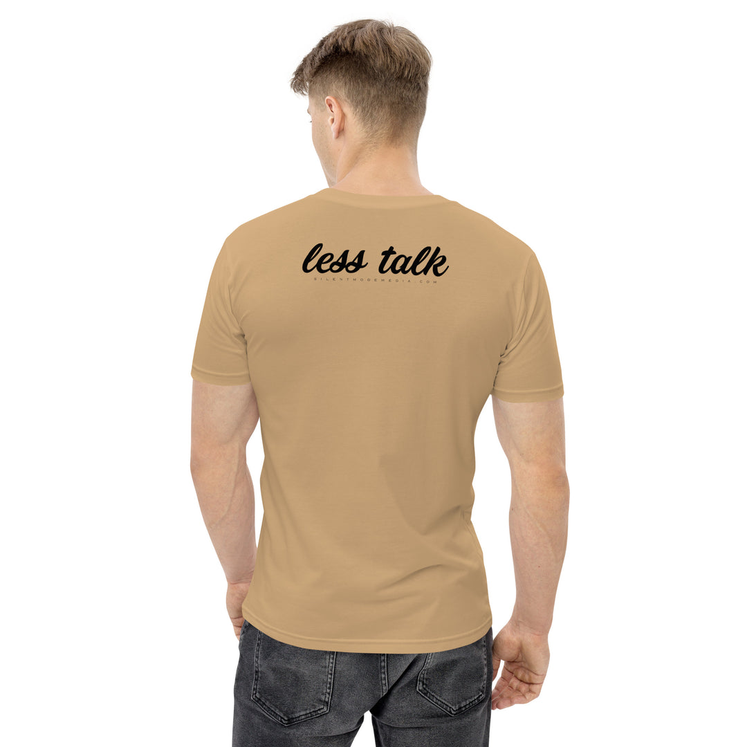 Less Talk (cursive black)