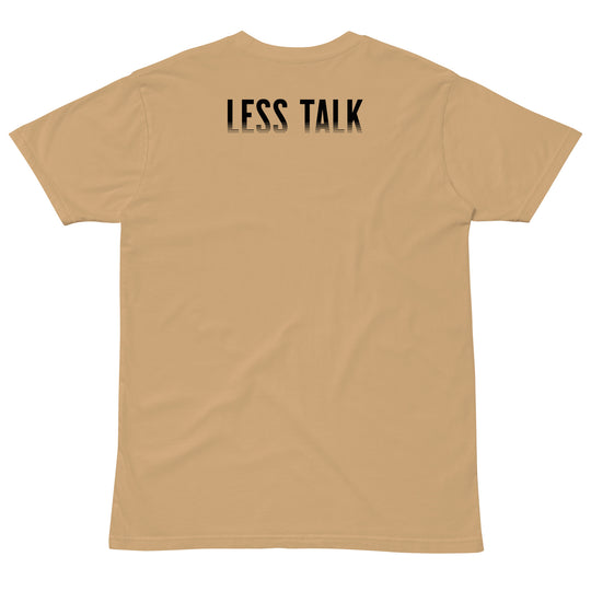 Less Talk Print Black