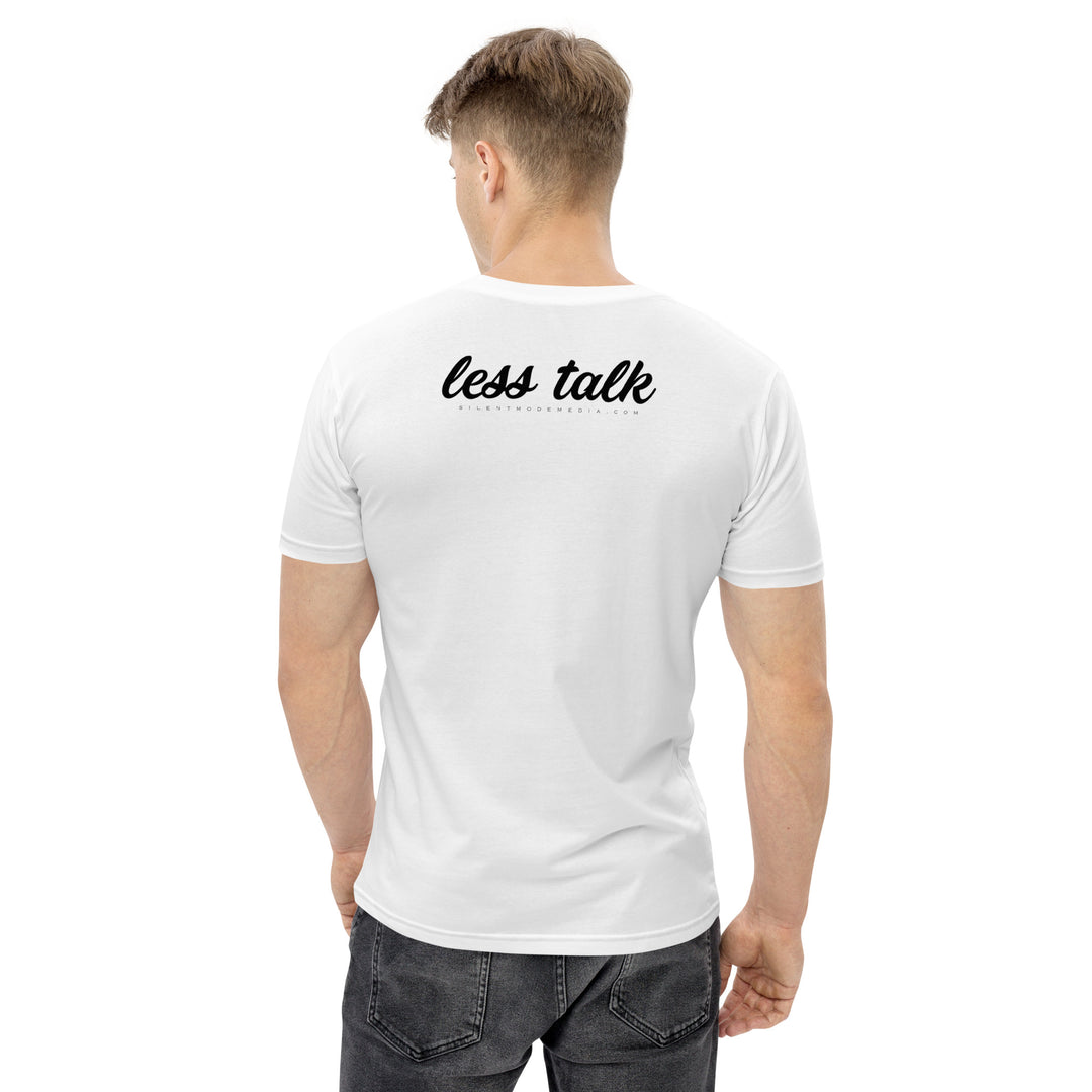 Less Talk (cursive black)